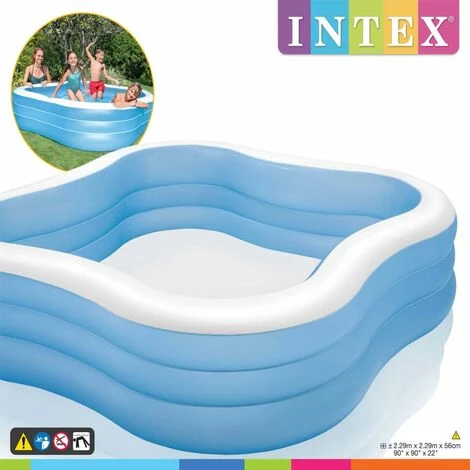 Schwimmbecken Beach Wave 229 X 229 X 56 Cm 57495NP INTEX – Bild 3