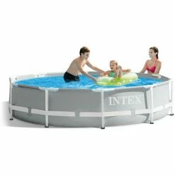 Intex 26700 Swimming Pool Frame Prism Ø305 X 76 Cm Schwimmbecken Schwimmbad Pool