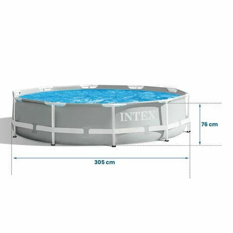 Intex 26700 Swimming Pool Frame Prism Ø305 X 76 Cm Schwimmbecken Schwimmbad Pool – Bild 4