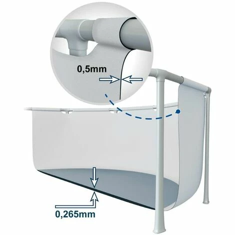 Intex 26700 Swimming Pool Frame Prism Ø305 X 76 Cm Schwimmbecken Schwimmbad Pool – Bild 5