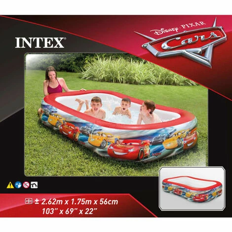 Pool Cars Swim Center Mehrfarbig 262x175x56 Cm INTEX – Bild 3