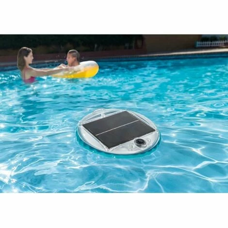 Intex Poolbeleuchtung LED Solar Poollicht Poollampe Schwimmlicht Pool 28695 – Bild 4