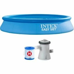 Intex 28118 Easy Set Swimming Pool Ø305x61cm Aufstellpool Filterpumpe Rundpool