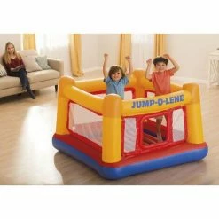 Intex 48260 Jump-O-Lene Hüpfburg Aufblasbares Trampolin 174 X 174 X 112 Cm
