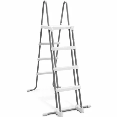 Intex Frame Swimming Pool Set "Prism Quadra III" Grau 400 X 200 X 122 Cm Inkl. Kartuschenfilteranlage – Bild 4