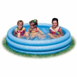 Intex Planschbecken 114 X 25 Cm Crystal Blue 3 Ringe Pool Schwimmbecken