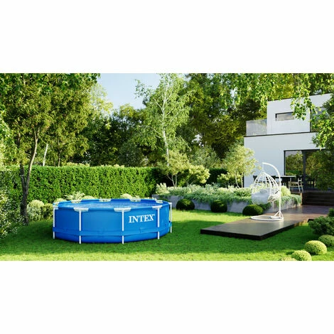 INTEX Metal Frame Swimming Pool 305x76 Cm Schwimmbecken Schwimmbad 28200 – Bild 2