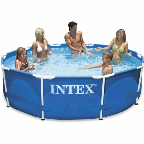 INTEX Metal Frame Swimming Pool 305x76 Cm Schwimmbecken Schwimmbad 28200 – Bild 4