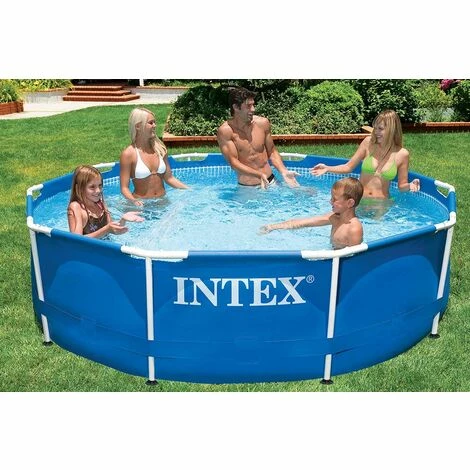 INTEX Metal Frame Swimming Pool 305x76 Cm Schwimmbecken Schwimmbad 28200 – Bild 5