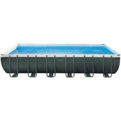 Schwimmbad Rechteckiges Intex 732x366 Cm Oberirdisch Farbe Grau 26364NP | Grau