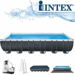 Intex Frame Pool Set Ultra Quadra XTR 732 X 366 X 132 Cm - Mit Salzwassersystem