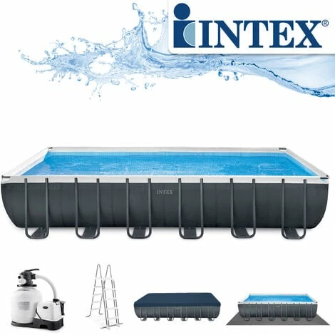 Intex Frame Pool Set Ultra Quadra XTR 732 X 366 X 132 Cm - Mit Salzwassersystem