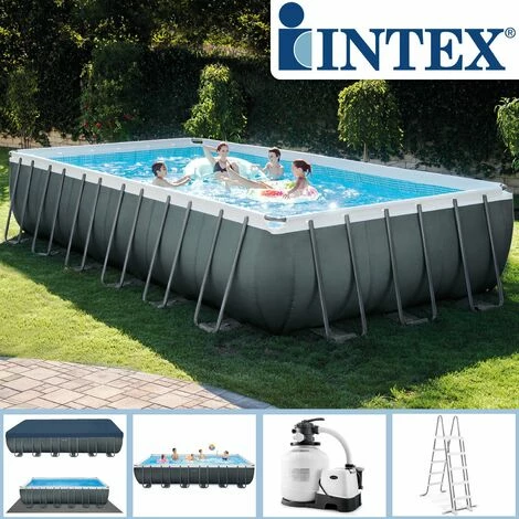 Intex Frame Pool Set Ultra Quadra XTR 732 X 366 X 132 Cm - Mit Salzwassersystem – Bild 2