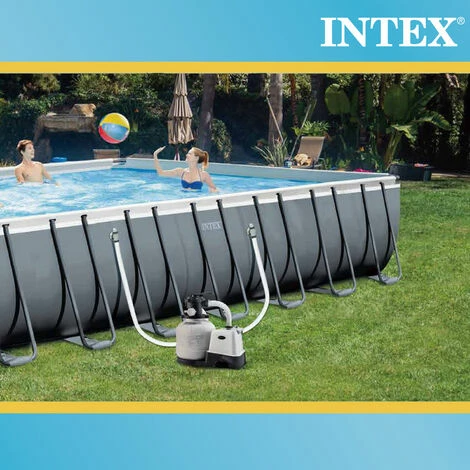 Intex Frame Pool Set Ultra Quadra XTR 732 X 366 X 132 Cm - Mit Salzwassersystem – Bild 5