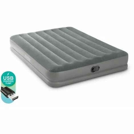 Intex Luftbett Dura-Beam Prestige Mid-Rise Queen Grau 152 X 203 X 30 Cm Prestige 06914511732452 Luftbett Queen – Bild 4
